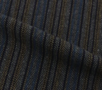 Le tissu classique en tweed mélangé, effet laine, à motif losanges, convient à la confection de costumes et de manteaux