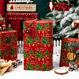 Red Christmas <b>Wrapping</b> <b>Paper</b> 17 In X 33 Ft Recyclable Gift Craft <b>Paper</b> For Holiday Party Winter - Product Image 5