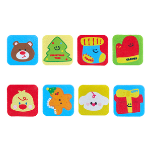 Boîte cadeau d'éponges <span class=keywords><strong>de</strong></span> <span class=keywords><strong>cuisine</strong></span> imprimées pour Noël, tampon <span class=keywords><strong>de</strong></span> nettoyage non tissé mignon à motif <span class=keywords><strong>de</strong></span> dessin animé pour la vaisselle - Product Image 3