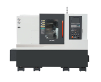 Torno de Torreta de Alta Rigidez con Certificación CE, Torno Automático de Bancada Inclinada para Torneado de Acero y Aluminio, Torno con Control CNC