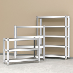 رف تخزين للمطبخ متعدد الطبقات من الفولاذ المقاوم للصدأ للبيع بالجملة للاستخدام التجاري - Product Image 6
