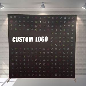 Expositor de tela tensada personalizado para ferias comerciales, stand de exhibición con estructura de tubos y telón de fondo de tela tensada - Product Image 1