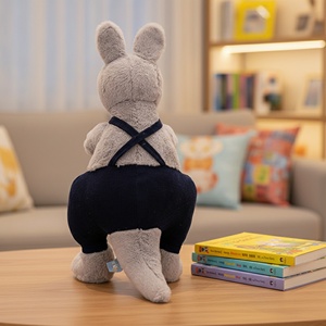 Nouvelles peluches kangourou super douces personnalisées en gros, jouets en peluche mignons de dessin animé pour cadeaux promotionnels - Product Image 5