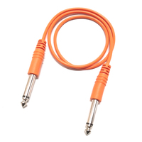 Câble de guitare, micro, instrument de musique Audio, grosse batterie, Jack TS droit à Angle droit de 635mm