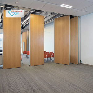 Thiết Kế Hiện Đại Có Thể Hoạt Động Tường Melamine Có Thể Tháo Rời Acoustic Trượt Divider Di Chuyển Gấp Phân Vùng Tường Cho Tiệc - Product Image 3