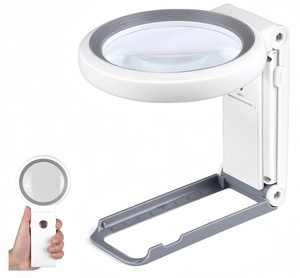 <span class=keywords><strong>Loupe</strong></span> pliable à main avec 18 LED éclairées - Product Image 1