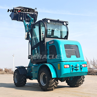 Chargeur frontal à quatre roues de qualité professionnelle avec moteur diesel et pompe hydraulique pour le chargement et la distribution en entrepôt