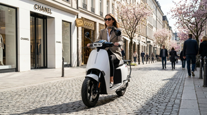 Motocicleta Eléctrica para Entrega de Última Milla, 5500W, 92km/h, 73V, 58Ah, Scooter Logístico con Motor de Litio, Alcance de 120-150KM, 3-6 Horas de Autonomía - Product Image 5