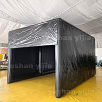 Cage de simulation de golf portable scellée à l'air, directement de l'usine, pour l'entraînement en plein air, tente gonflable pour le golf, à vendre