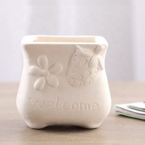 Pot de fleur en céramique écologique pour enfants, kit de peinture et de <span class=keywords><strong>dessin</strong></span>, jouets de coloriage, jardinière en porcelaine pour enfants, design créatif - Product Image 6