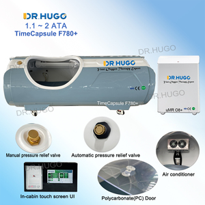 DR.HUGO TimeCapsule F780+ ศูนย์สุขภาพ ห้อง HBOT  ห้องปรับความดันบรรยากาศสูงแบบแข็งสำหรับใช้ในบ้าน 2ATA ห้องออกซิเจนไฮเปอร์บาริก - Product Image 2