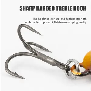 Kit de leurres de pêche TGD Best Shrimp Metal Spoon VIB 40 mm 9 g, appâts artificiels durs pour truite, brochet, brochet, crapet, <span class=keywords><strong>saumon</strong></span> - Product Image 6