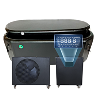 Bain de glace froid avec thérapie, baignoire à immersion froide, grande baignoire en plastique portable, baignoire économique pour adultes, refroidisseur d'eau, baignoire de récupération