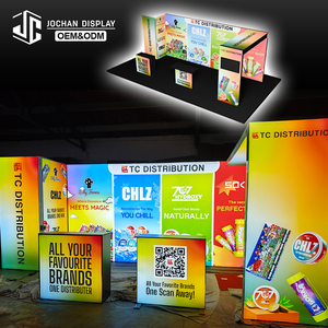 Gian hàng trưng bày di động, hộp đèn bật lên, phông nền, thiết bị gian hàng hội chợ thương mại khác của JiongChang - Product Image 1
