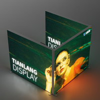 Stand d'exposition pliable en aluminium léger 3x3 m avec éclairage LED pour salon professionnel, personnalisable