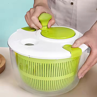 Thuis En Keuken Salade Spinner Handleiding Sla Droger Groente Wasmachine Zeef Drainer Salade Dehydrator Inclusief Plastic Kom