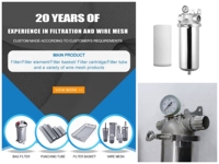 Boîtier de pré-filtre en acier inoxydable SS304/316 à haut débit, de qualité sanitaire, pour purificateur d'eau avec élément filtrant liquide