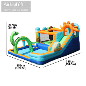 Airmyfun <span class=keywords><strong>gonflable</strong></span> Beach <span class=keywords><strong>Fun</strong></span> Park Kids Jumping Bounce Castle Slide Playground - Product Image 4