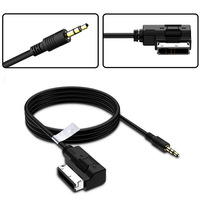 Interface musicale AMI MMI vers câble audio AUX 3.5mm pour Audi A5 Q5 Q7 S8 TT