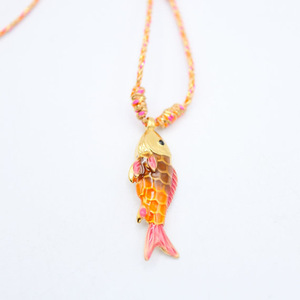 Colgantes de Joyería de Moda con Diseño de Peces Oceánicos, de Acero Inoxidable, Chapados en Oro, con Dijes de Animales Multicolor Esmaltados - Product Image 3