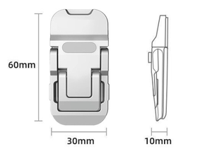 ขาตั้งแล็ปท็อป 2 ชิ้น/ชุด สำหรับวางคีย์บอร์ดคอมพิวเตอร์ ขาตั้งยกสูง ทำจากโลหะผสมสังกะสี ขนาดเล็ก พกพาสะดวก สำหรับโน้ตบุ๊ก - Product Image 5