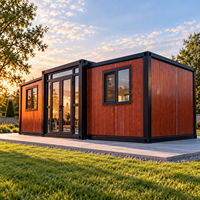 Maison préfabriquée à séparation humide et sèche, panneaux muraux isolés, maison conteneur préfabriquée de 20 pieds, annexe de jardin