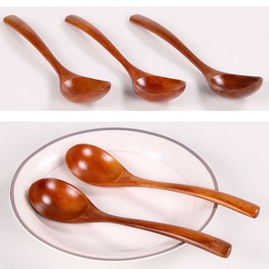 Set di cucchiaini da tè in legno antico da 18,5 cm per caffè, condimenti, miele, cucina e servizio a tavola, all'ingrosso - Product Image 4