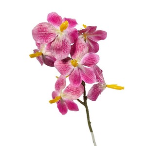 Bouquet d'orchidées artificielles, 7 pièces, fleurs réalistes en plastique pour décoration de mariage, décoration murale, accessoires de photographie - Product Image 5
