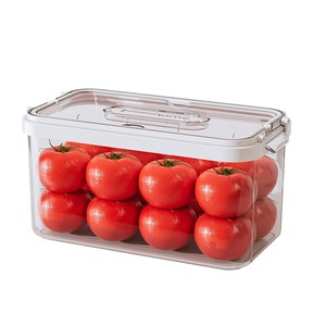 Large Capacity <b>Refrigerator</b> Storage Box Food Grade With Lid For Fruit Vegetable Organization - Product Image 5