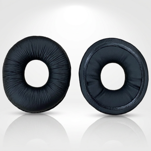 Coussinets d'oreille en cuir protéiné froissé pour casque Panasonic RP-DJ1200, coussinets de remplacement, réduction du bruit - Product Image 3