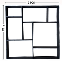 Haute qualité extérieur route pavage en plastique sol brique carrelage ciment béton moule en plastique pavé timbre béton bloc moules