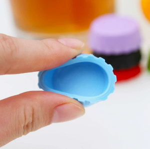 6Pcs Silicone <b>Wine</b> <b>Stopper</b> Reusable Leakproof Cap Fresh Keeping Beer <b>Wine</b> Bottle Cover for Home Bar Use - Product Image 4