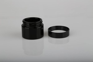 Tarros de crema facial de vidrio negro oscuro de 15g con tapas, envases cosméticos al por mayor para crema de ojos y cuidado de la piel - Product Image 6