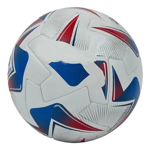 2024 produk baru Amerika kompetisi sepak bola pabrik PU bahan kualitas tinggi sepak bola ukuran 5 disesuaikan Logo Bola Sepak
