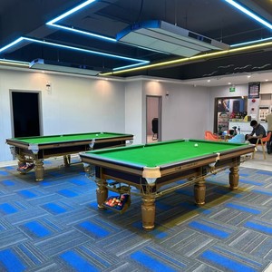 Mesa de Billar Estilo Chino, Tamaño Estándar, Jaula de Acero, Retorno Automático de Bolas, Uso Doméstico y Comercial, Marco de Roble, Diseño Duradero - Product Image 1