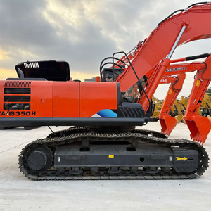 Excavatrice Hitachi ZX350 35T d'occasion, peu d'heures de fonctionnement, peinture d'origine, pompe hydraulique, godet 2,6 m, puissance 200-210 kW, modèle 2025, pour travaux routiers - Product Image 2