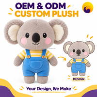 Peluche personnalisée sur mesure, fabrication OEM directe d'usine, animaux en peluche, mascotte, poupée en gros pour enfants, cadeau d'anniversaire de marque