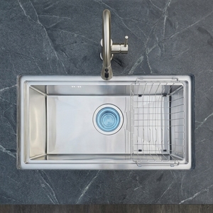 SUNMORE High Quality Stainless Steel Kitchen Sink <b>Single</b> Large Bowl Undermount Easy to Clean for Kitchen - Product Image 1