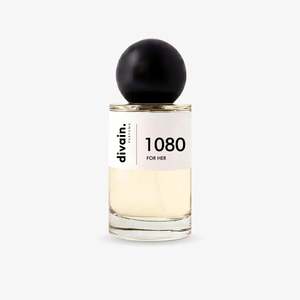 Divain 1080 For Her Profumo Floreale Intenso per Donna, Giornata della Donna, Inverno, San Valentino - Product Image 1