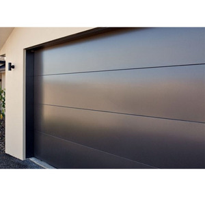 <span class=keywords><strong>Porte</strong></span> de <span class=keywords><strong>garage</strong></span> moderne en alliage d'aluminium avec fonction coupe-vent, design coulissant et inclinable pour usage extérieur - Product Image 2