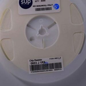 Bulk Discount RR1608 0603L1R5JT 0603 1608 Resistors Chip Resistors SMD Resistors 1.5ohm 5% 1/10W Thick Film Resistor - Product Image 1