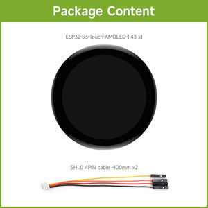 ESP32-S3-Touch-AMOLED-1.43 Waveshare Papan Pengembangan Layar AMOLED 1.43 inci 466*466 Antarmuka QSPI Layar Bulat - Product Image 5