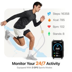 <span class=keywords><strong>H37</strong></span> - Tracker d'activité élégant et fin - Surveillance de la santé - Mode sport - Batterie longue durée - Étanche IP67 - Product Image 4