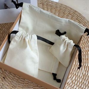 Wholesale Multiple Sizes Canvas <b>Drawstring</b> Dust Bag Custom 100% Organic Cotton Muslin Bag Eco Friendly Cotton <b>Pouch</b> With Logos - Product Image 3