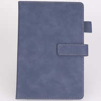 Cuaderno Premium A5 con Líneas, Tapa Dura de Tela con Logotipo Personalizado, Diario con Hebilla para Empresas y Oficinas