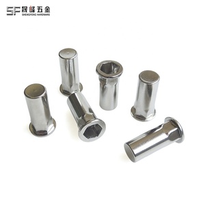 A4 thép không gỉ tiêu chuẩn mù hạt chèn Kit bán lục giác kết thúc mở đầu phẳng A4 thép không gỉ phẳng đầu hạt - Product Image 5