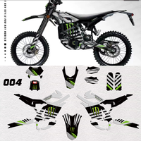 Pegatinas personalizadas para cuadro, compatibles con Surron Ultra Bee Light Bee X LBX, kit de calcomanías gráficas impermeables para moto eléctrica de cross, piezas de modificación.