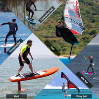 Vente d'usine BSC 1120 Aile avant pour Dockstart, Foiling à pompe en eau plate, Hydrofoil à glisse ultra-lisse pour une navigation continue à pompe