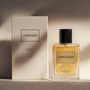 Luxury Crimp Square Transplant Perfume Spray Glass <b>Bottle</b> Manufacturers 50ml 100ml Empty Glass Perfume <b>Bottle</b> with Box - Product Image 1