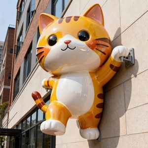 Escultura de Fibra de Vidrio con Diseño de Dibujos Animados, Personalizada para Exteriores, Paisajes, Parques, Plazas, Escuelas y Áreas Escénicas - Product Image 1